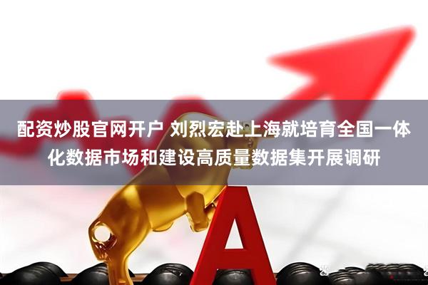 配资炒股官网开户 刘烈宏赴上海就培育全国一体化数据市场和建设高质量数据集开展调研
